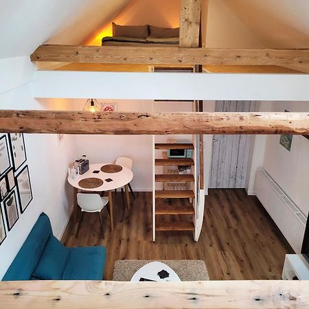 Modernes 1-Zimmer-Apartment Mit Galerie-Schlafkoje Im Skandinavischen Stil Ostenfeld  Exteriör bild