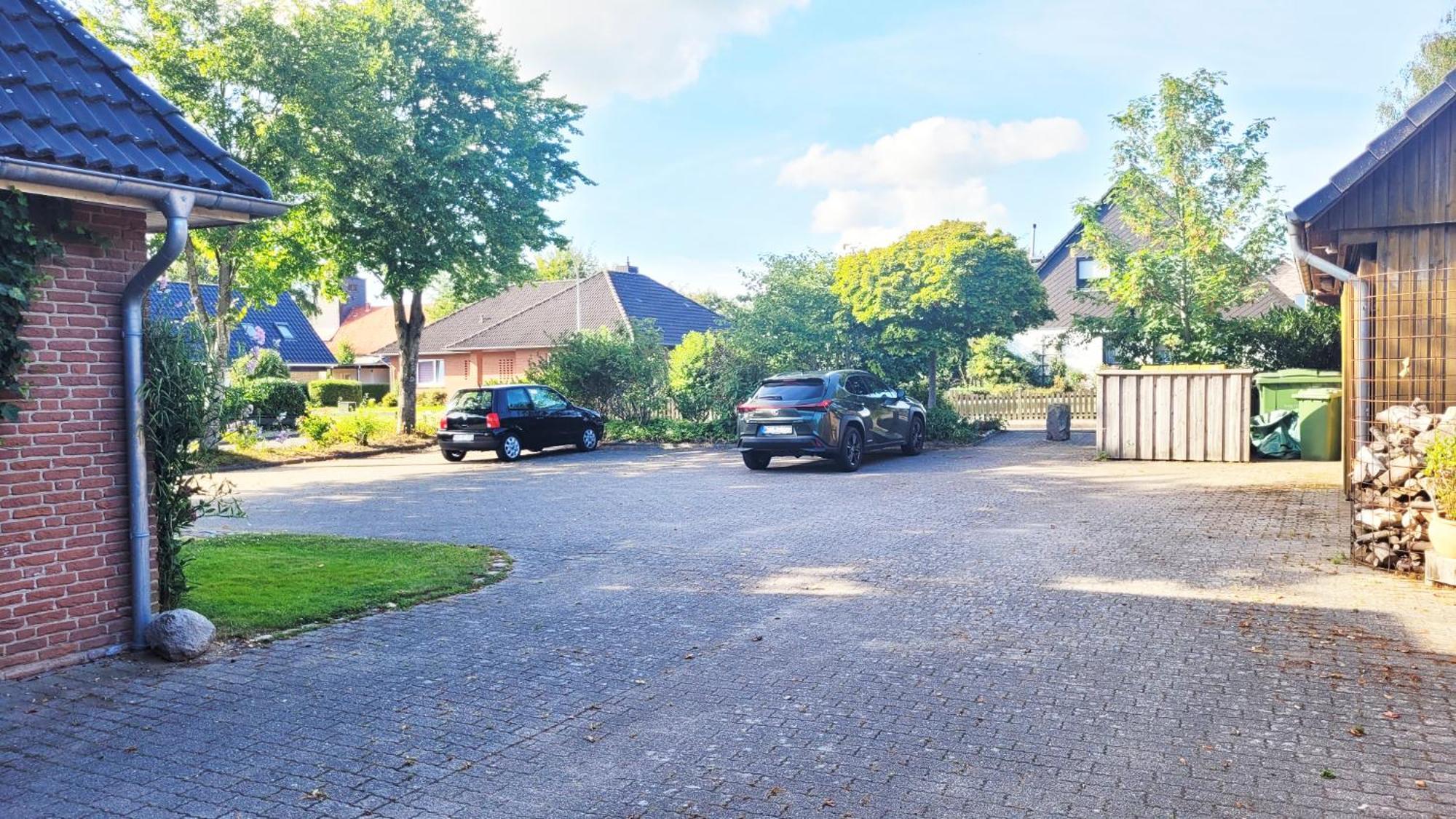 Modernes 1-Zimmer-Apartment Mit Galerie-Schlafkoje Im Skandinavischen Stil Ostenfeld  Exteriör bild